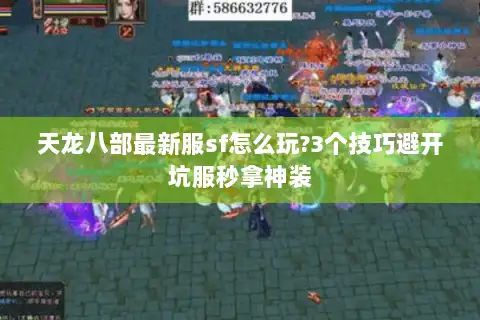 天龙八部最新服sf怎么玩?3个技巧避开坑服秒拿神装