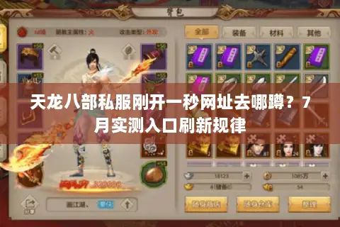 天龙八部私服刚开一秒网址去哪蹲？7月实测入口刷新规律