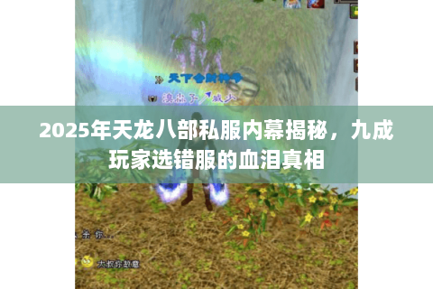 2025年天龙八部私服内幕揭秘，九成玩家选错服的血泪真相