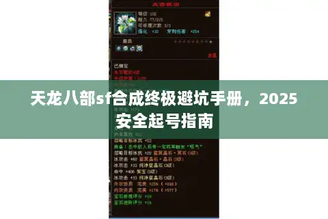 天龙八部sf合成终极避坑手册，2025安全起号指南