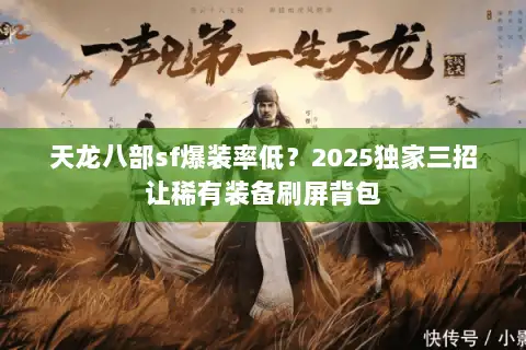 天龙八部sf爆装率低？2025独家三招让稀有装备刷屏背包