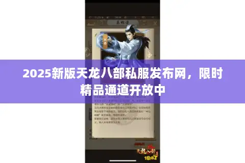 2025新版天龙八部私服发布网，限时精品通道开放中