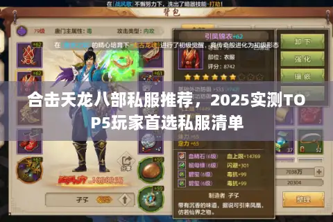 合击天龙八部私服推荐，2025实测TOP5玩家首选私服清单