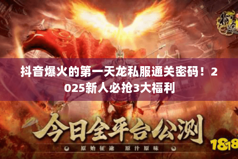 抖音爆火的第一天龙私服通关密码!2025新人必抢3大福利 抖音爆火的第一天龙私服通关密码!2025新人必抢3大福利