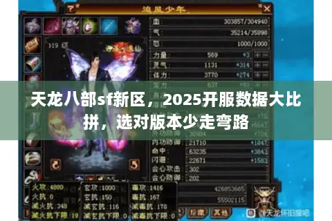 天龙八部sf新区，2025开服数据大比拼，选对版本少走弯路