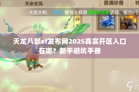 天龙八部sf发布网2025真实开区入口在哪?新手避坑手册 天龙八部sf发布网2025真实开区入口在哪?新手避坑手册