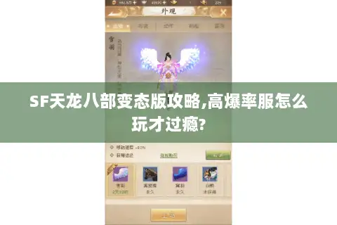SF天龙八部变态版攻略,高爆率服怎么玩才过瘾?