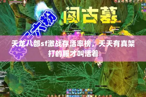 天龙八部sf激战存活率榜，天天有真架打的服才叫活着