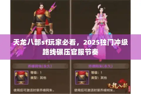天龙八部sf玩家必看,2025独门冲级路线碾压官服节奏 天龙八部sf玩家必看,2025独门冲级路线碾压官服节奏