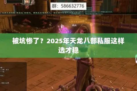 被坑惨了？2025年天龙八部私服这样选才稳