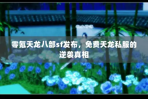 零氪天龙八部sf发布,免费天龙私服的逆袭真相 零氪天龙八部sf发布,免费天龙私服的逆袭真相