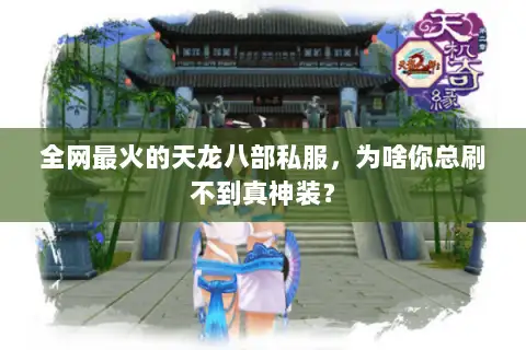 全网最火的天龙八部私服,为啥你总刷不到真神装? 全网最火的天龙八部私服,为啥你总刷不到真神装?