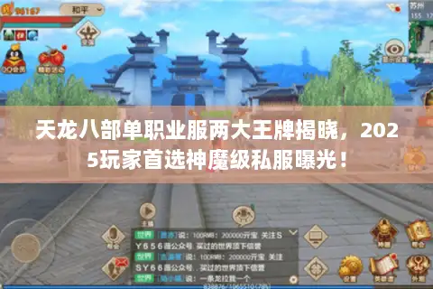 天龙八部单职业服两大王牌揭晓，2025玩家首选神魔级私服曝光！