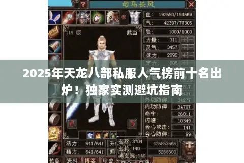 2025年天龙八部私服人气榜前十名出炉!独家实测避坑指南 2025年天龙八部私服人气榜前十名出炉!独家实测避坑指南