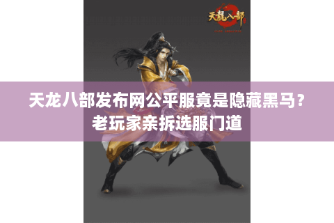 天龙八部发布网公平服竟是隐藏黑马?老玩家亲拆选服门道 天龙八部发布网公平服竟是隐藏黑马?老玩家亲拆选服门道