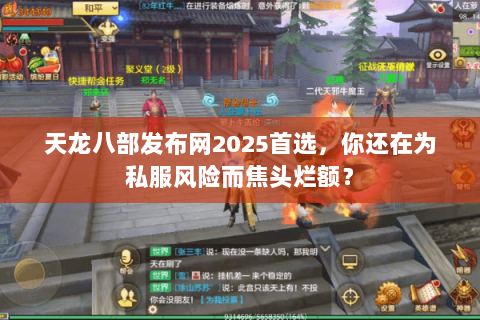 天龙八部发布网2025首选，你还在为私服风险而焦头烂额？