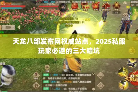 天龙八部发布网权威站点,2025私服玩家必避的三大暗坑 天龙八部发布网权威站点,2025私服玩家必避的三大暗坑