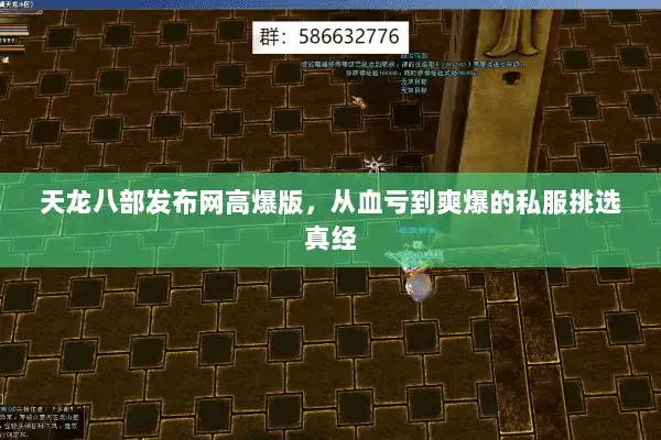 天龙八部发布网高爆版,从血亏到爽爆的私服挑选真经 天龙八部发布网高爆版,从血亏到爽爆的私服挑选真经
