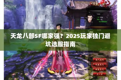 天龙八部SF哪家强？2025玩家独门避坑选服指南