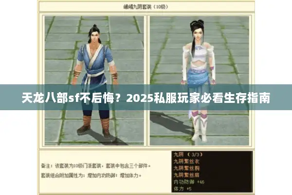 天龙八部sf不后悔？2025私服玩家必看生存指南