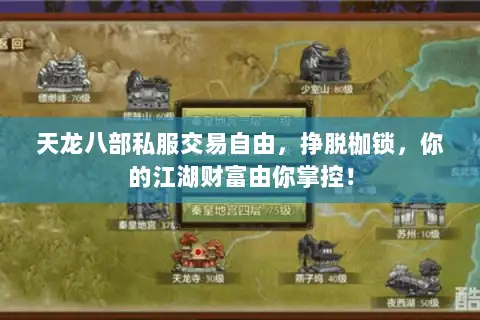 天龙八部私服交易自由，挣脱枷锁，你的江湖财富由你掌控！