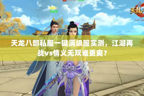 天龙八部私服一键满级服实测，江湖再战vs情义无双谁更爽？