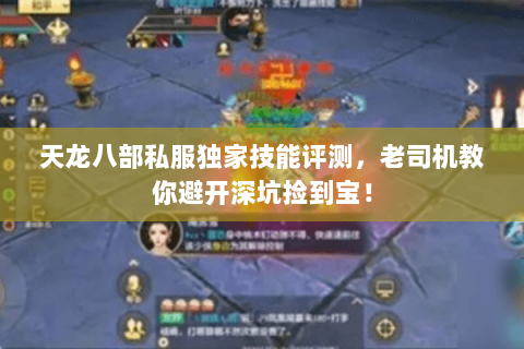 天龙八部私服独家技能评测，老司机教你避开深坑捡到宝！