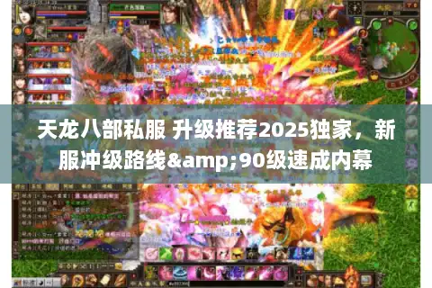 天龙八部私服 升级推荐2025独家,新服冲级路线&90级速成内幕 天龙八部私服 升级推荐2025独家,新服冲级路线&90级速成内幕