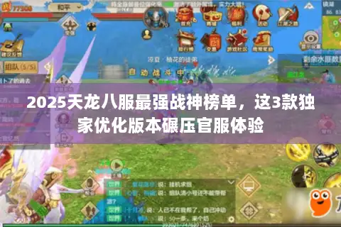 2025天龙八服最强战神榜单,这3款独家优化版本碾压官服体验 2025天龙八服最强战神榜单,这3款独家优化版本碾压官服体验