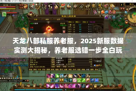 天龙八部私服养老服，2025新服数据实测大揭秘，养老服选错一步全白玩