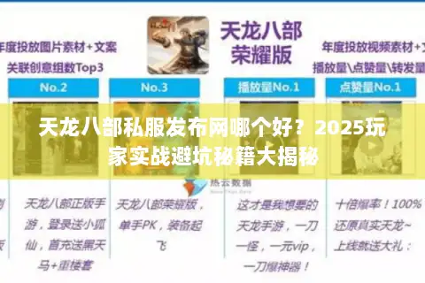 天龙八部私服发布网哪个好?2025玩家实战避坑秘籍大揭秘 天龙八部私服发布网哪个好?2025玩家实战避坑秘籍大揭秘
