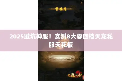 2025避坑神服！实测8大零回档天龙私服天花板