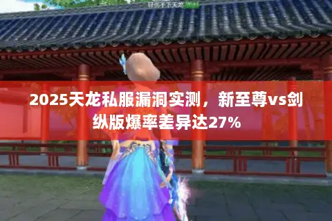 2025天龙私服漏洞实测，新至尊vs剑纵版爆率差异达27%