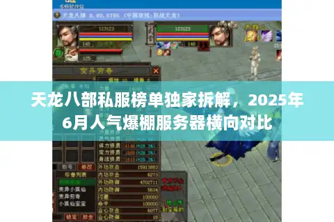天龙八部私服榜单独家拆解，2025年6月人气爆棚服务器横向对比
