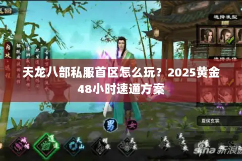 天龙八部私服首区怎么玩?2025黄金48小时速通方案 天龙八部私服首区怎么玩?2025黄金48小时速通方案
