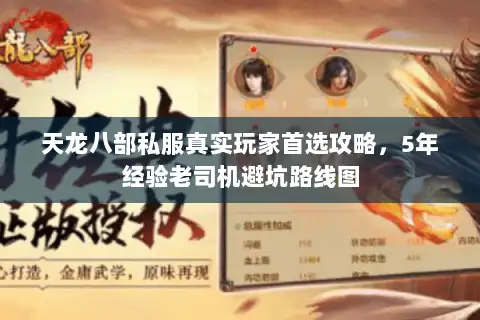 天龙八部私服真实玩家首选攻略，5年经验老司机避坑路线图