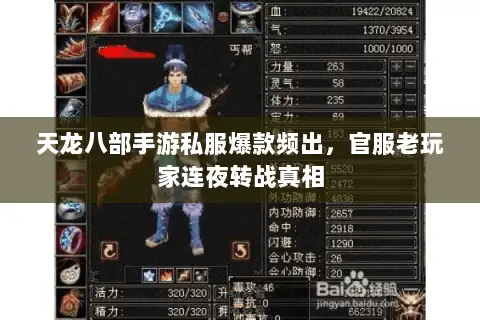 天龙八部手游私服爆款频出，官服老玩家连夜转战真相