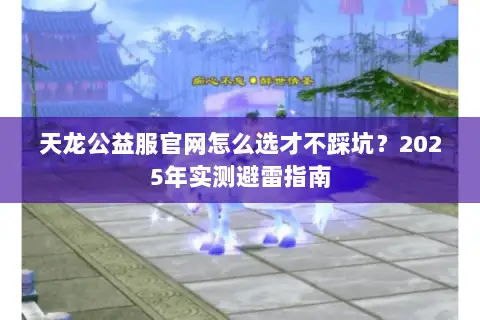 天龙公益服官网怎么选才不踩坑？2025年实测避雷指南