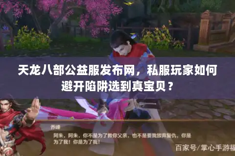 天龙八部公益服发布网，私服玩家如何避开陷阱选到真宝贝？