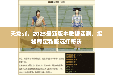天龙sf，2025最新版本数据实测，揭秘稳定私服选择秘诀