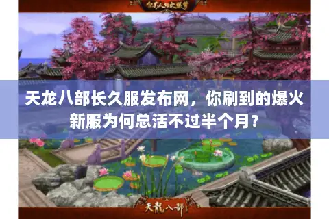 天龙八部长久服发布网，你刷到的爆火新服为何总活不过半个月？