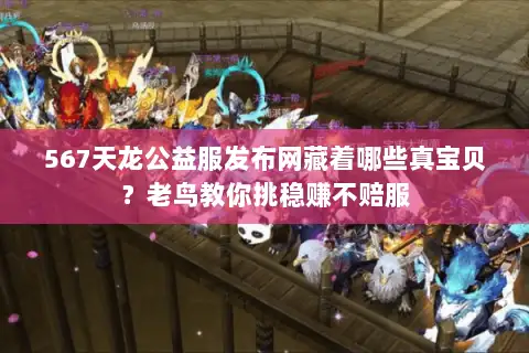 567天龙公益服发布网藏着哪些真宝贝？老鸟教你挑稳赚不赔服