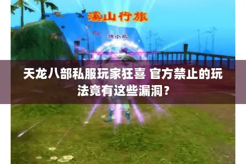 天龙八部私服玩家狂喜 官方禁止的玩法竟有这些漏洞? 天龙八部私服玩家狂喜 官方禁止的玩法竟有这些漏洞?