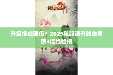升级慢成硬伤？2025私服速升路线解锁3倍经验槽