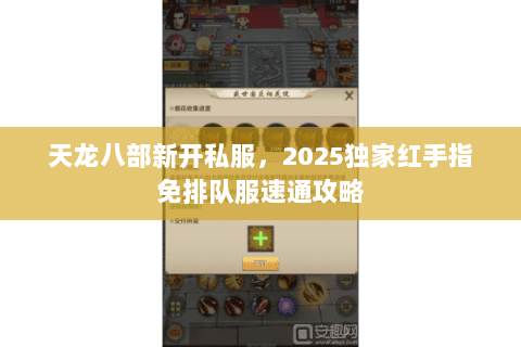 天龙八部新开私服，2025独家红手指免排队服速通攻略