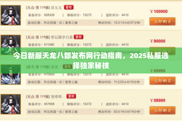 今日新服天龙八部发布网行动指南,2025私服选择独家秘技 今日新服天龙八部发布网行动指南,2025私服选择独家秘技
