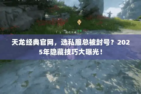天龙经典官网,选私服总被封号?2025年隐藏技巧大曝光! 天龙经典官网,选私服总被封号?2025年隐藏技巧大曝光!