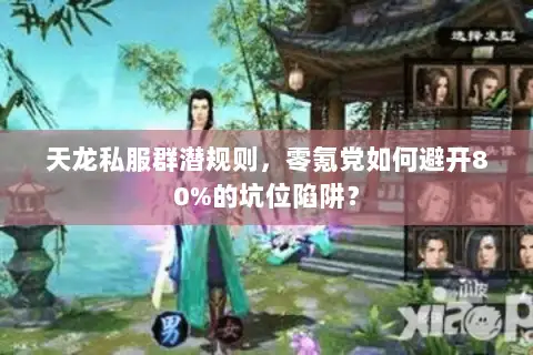 天龙私服群潜规则,零氪党如何避开80%的坑位陷阱? 天龙私服群潜规则,零氪党如何避开80%的坑位陷阱?