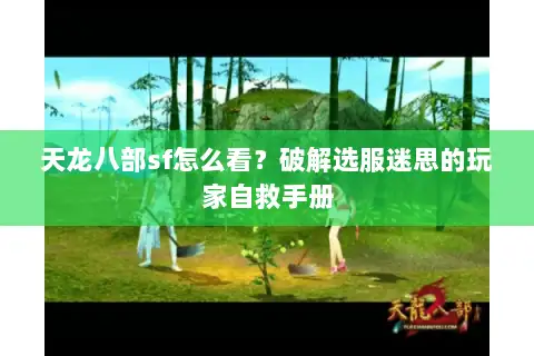 天龙八部sf怎么看？破解选服迷思的玩家自救手册