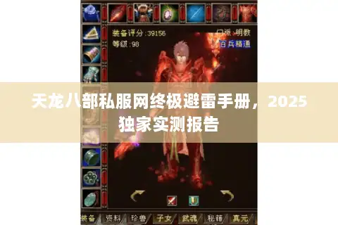 天龙八部私服网终极避雷手册，2025独家实测报告